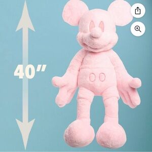 Disney Pink Plush Mouse Stuffed Animal